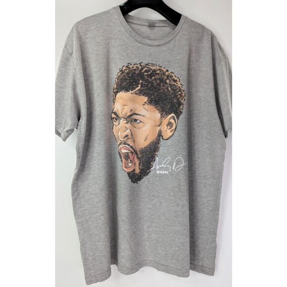 Anthony Davis Mavericks NBA Scream Short Sleeve Gray T Shirt Men's 2XL - Picture 1 of 4